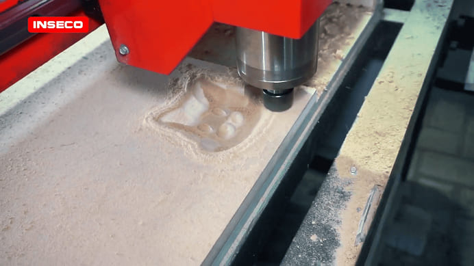 Bikin Tempat Makan Kucing Keren dengan Mesin CNC Router 7 Proses Potong Tempat Makan Kucing