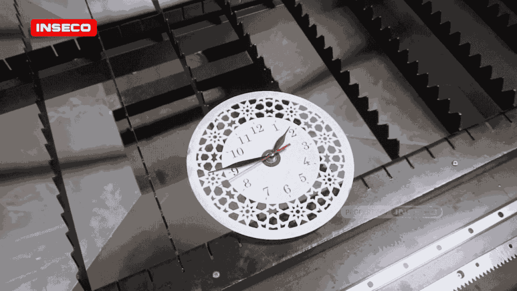 5 Produk Menguntungkan yang Bisa Diproduksi Fiber Laser Cutting 2 Jam Dinding Unik Plat Besi dengan Mesin Laser Cutting