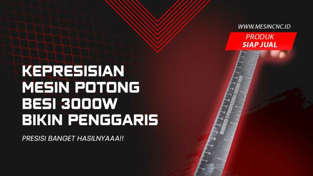 Kepresisian Mesin Potong Besi 3000W Bikin Penggaris