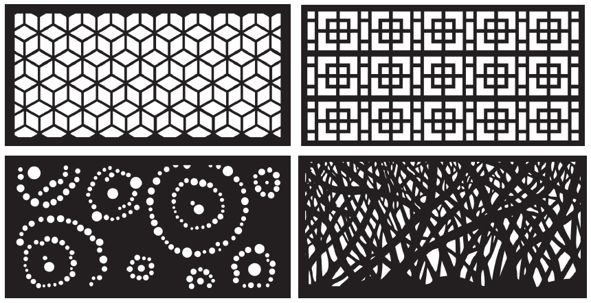 Desain Motif Pagar Minimalis dan Geometris