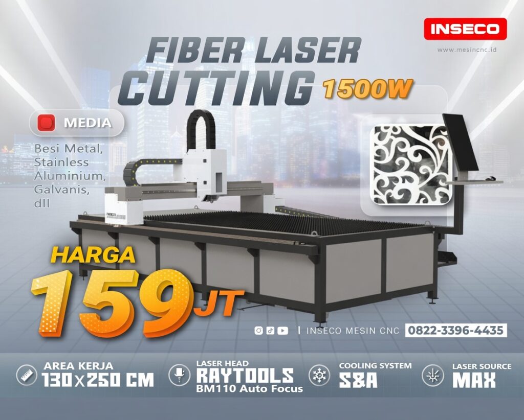 Jual Mesin CNC Fiber Laser Cutting • CNC Laser Cutting Metal 17